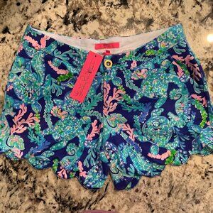 Lilly Pulitzer Buttercup Knit Shorts size 6 NWT
